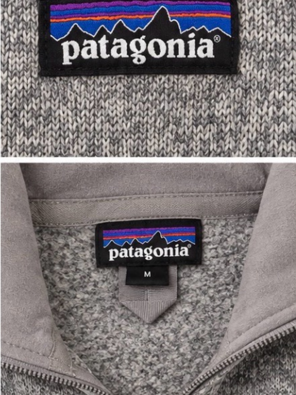 Patagonia Better Sweater Quarter Zip Pullover Gray Heather Size M